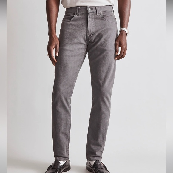 Madewell garment dyed athletic slim jeans thunder cloud grey - Picture 4 of 7